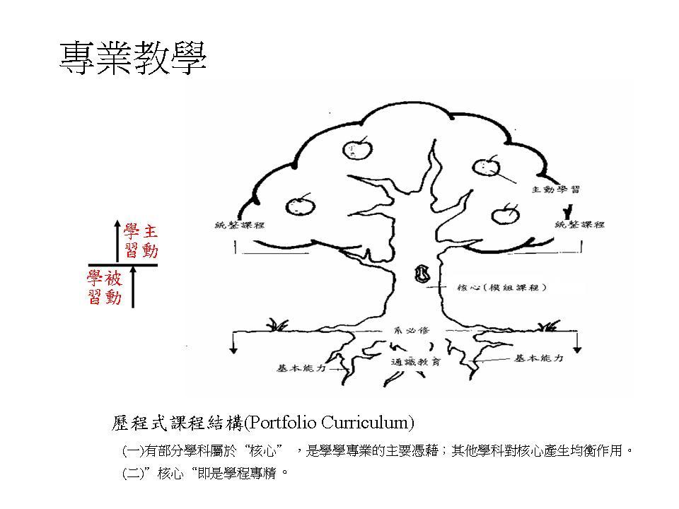 喬木型課程架構